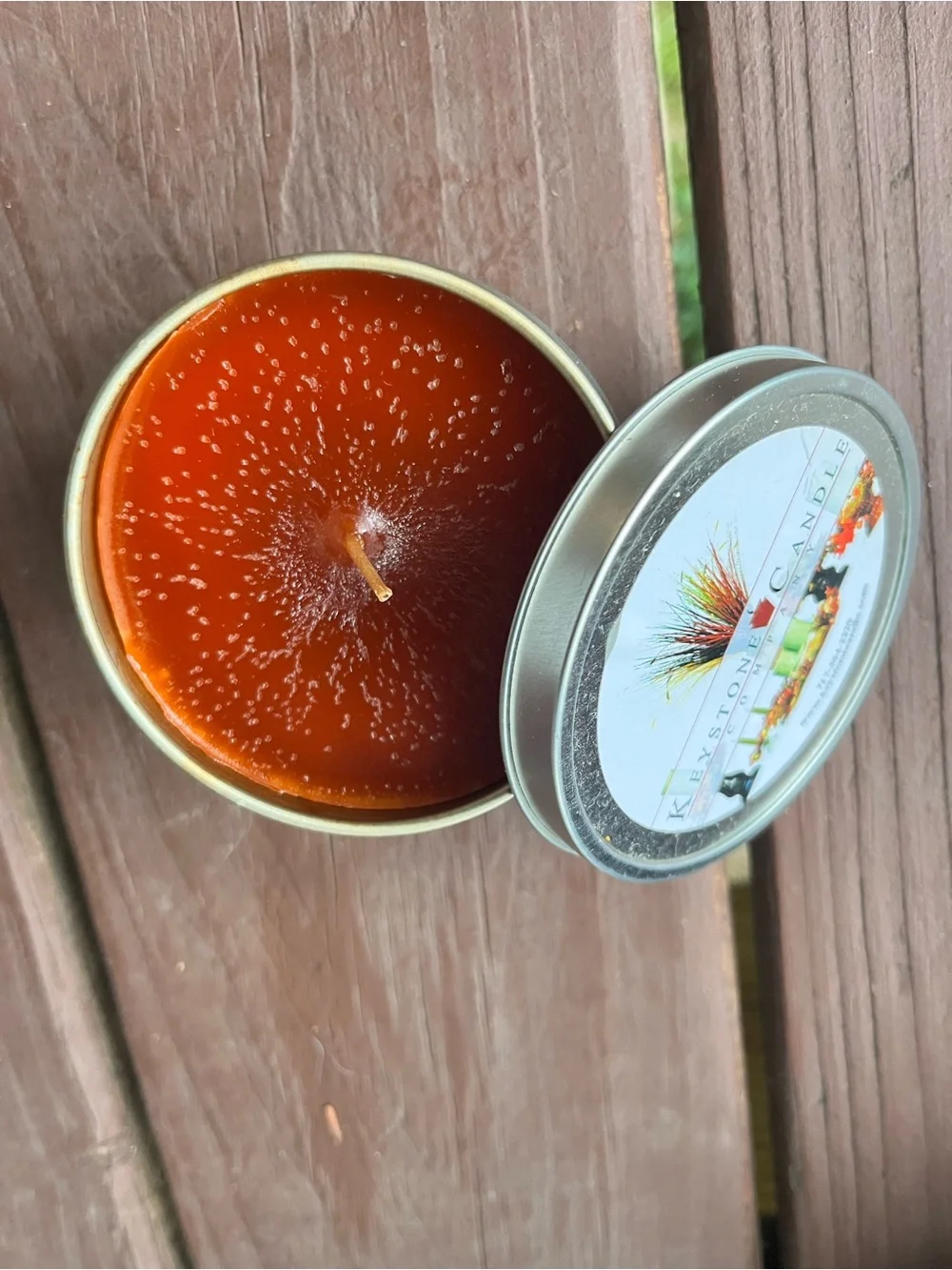 Keystone Candle Company Scented Tin Candle - Metallic Gold